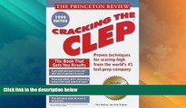 Price Princeton Review: Cracking the CLEP, 1999 Edition Paul Foglino For Kindle