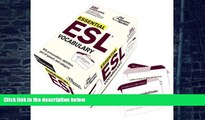 Buy Princeton Review Essential ESL Vocabulary (Flashcards): 550 Flashcards with Need-To-Know