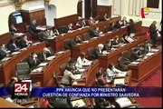 Pedro Pablo Kuczynski no presentará cuestión de confianza ante eventual censura a Jaime Saavedra