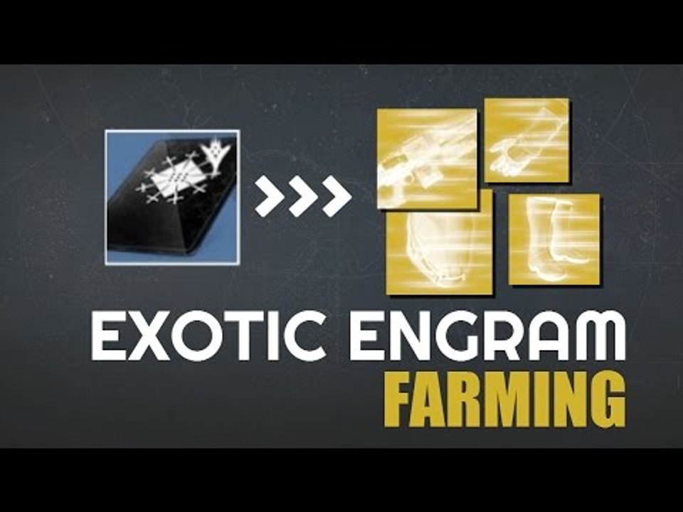 Destiny: The Taken King - Farming Exotic Engrams with 'Three of Coins' - Exotic Engram Exploit