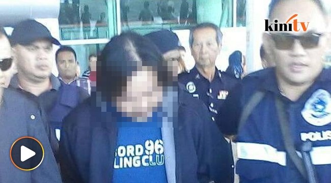 Suspek kes bunuh Bill Kayong dikawal ketat polis, tiba di Miri