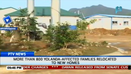 More than 800 #YolandaPH-affected families relocated to new homes