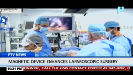 Magnetic device enhances Laparoscopic surgery