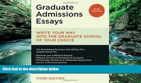 Buy Donald Asher Graduate Admissions Essays: Write Your Way into the Graduate School of Your