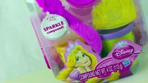 Play Doh Disney Princess Tangled Rapunzel Crown Tiara and Rapunzel Doll Gown Dress Toy hLTHdkwsMeY
