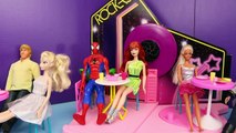 Spiderman & Mary Jane Barbie Date Goes Wrong with Elsa, Anna, Merida PART 1 by DisneyCarToys