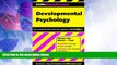 Best Price CliffsQuickReview Developmental Psychology George D Zgourides On Audio