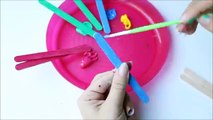 DIY Spielzeug: 4 Spiele mit Eisstielen selber machen: Puzzle, Memory, Farbspiel, Murmelbahn