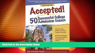 Price Accepted! 50 Successful College Admission Essays Gen Tanabe On Audio