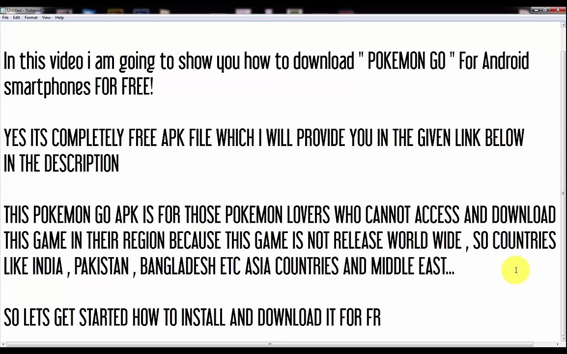 How to Download & Install Pokemon GO for Android Devices! (ANY REGION - INDIA, PAKISTAN )