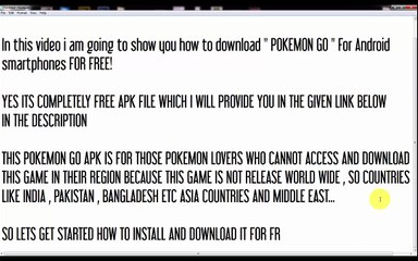 How to Download & Install Pokemon GO for Android Devices! (ANY REGION - INDIA, PAKISTAN )