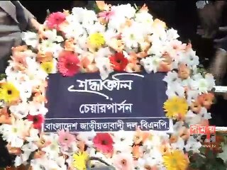 বুদ্ধিজীবী স্মৃতিসৌধে বেগম জিয়ার শ্রদ্ধা
