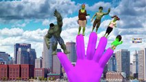 Hulk Vs Spiderman And Hulk Vs Godzilla Cartoons Singing Finger Family Nursery Rhymes for Children