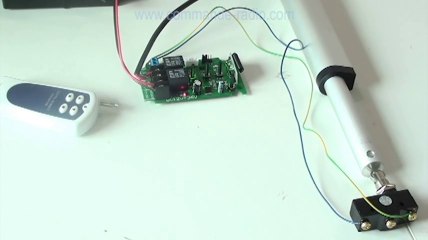 Comment Contrôler Moteur et Vérin électrique Avec Télécommande Sans Fil et Interrupteur de course