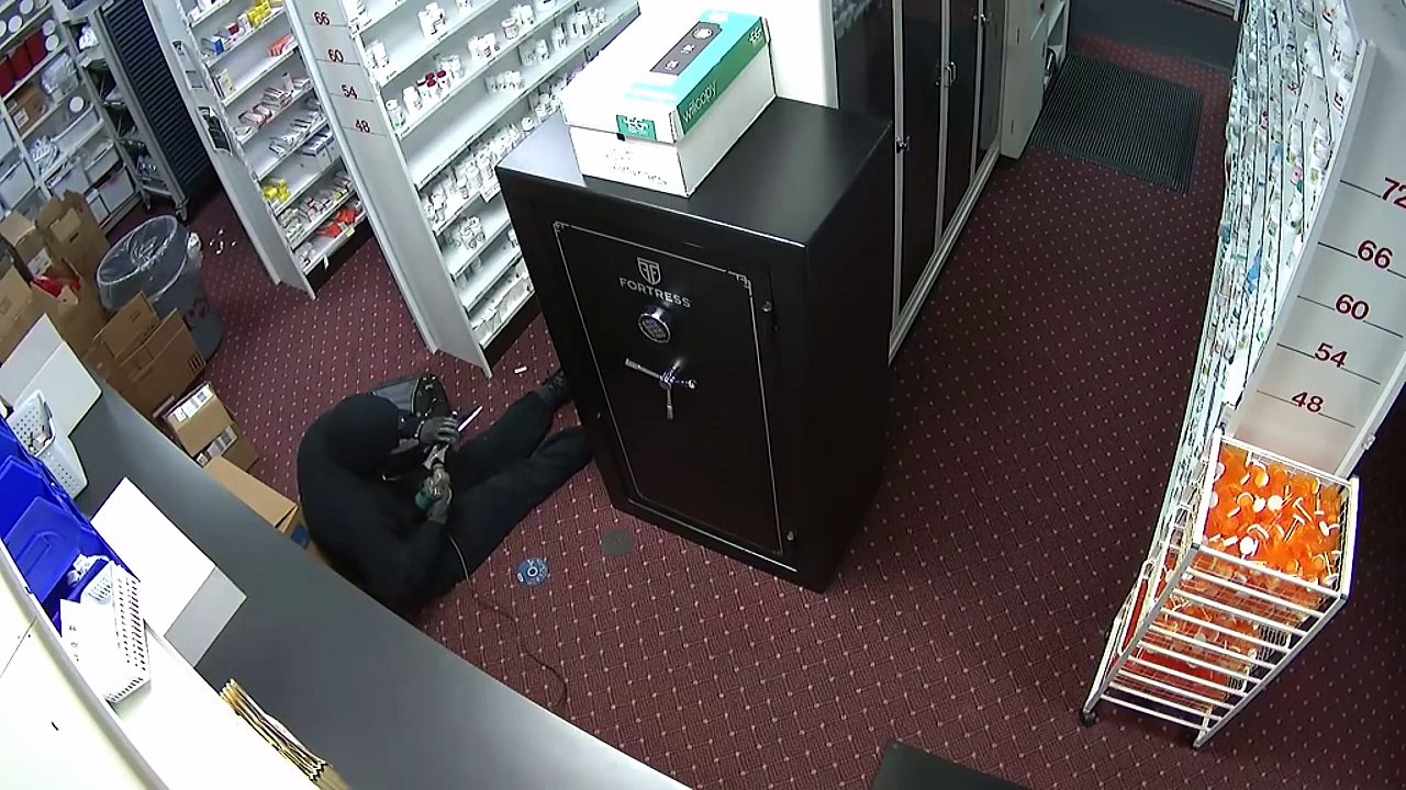 Braquage d'une pharmacie pour 1 million de dollars filmé !