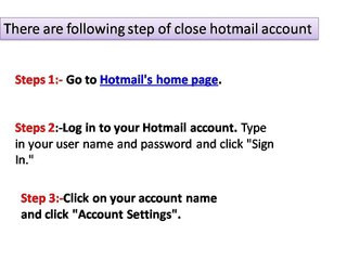 how to delete your hotmail account