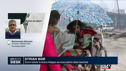 Syria rebels to leave Aleppo as evacuation deal reached
