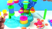 Play Doh Ice Cream Maker Shop - How to Make Colors Jelly liquid Clay