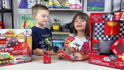 Disney Cars Lightning McQueen RC Toy Car & MACK Truck Playset Toy Cars for Boys Kinder Playtime