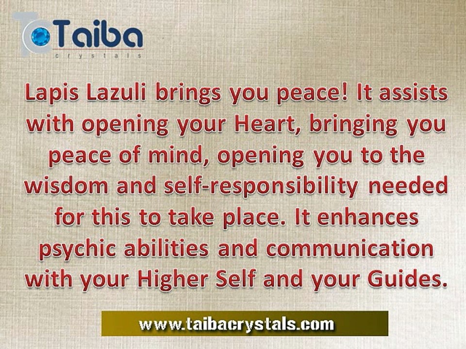 Meaning and Uses of Lapis Lazuli Crystals