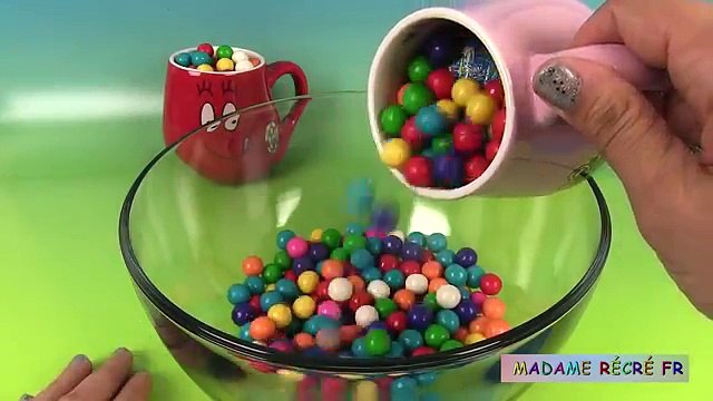 Barbapapa Tasses et Bubble Gums Oeufs Surprise Peppa Pig, Vice-Versa, Pat Patrouille