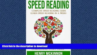 READ Speed Reading: Complete Speed Reading Guide  Learn Speed Reading In A Week!  300% Faster and