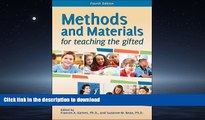 Read Book Methods and Materials for Teaching the Gifted (4th ed.) Kindle eBooks