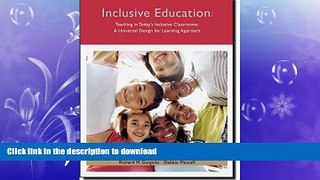 Pre Order Teaching in Today s Inclusive Classrooms: A Universal Design for Learning Approach On Book