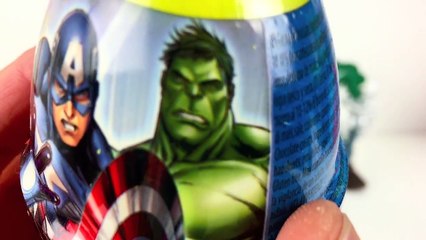 Spiderman Hulk Skaar Captain America Surprise Egg Capitan America La Masa Huevo Sorpresa Marvel
