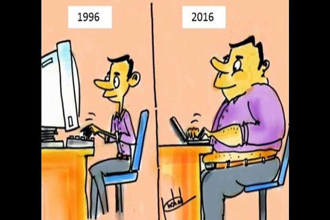Then and now illustrations
