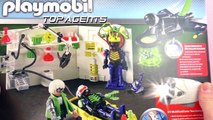 Playmobil Deutsch Top Agents Agentenlabor mit Flieger 5086 - Spielzeug ausgepackt - Unboxing