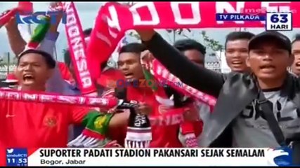 Suporter Padati Stadion Pakansari Sejak Semalam, Pengamanan Diperketat