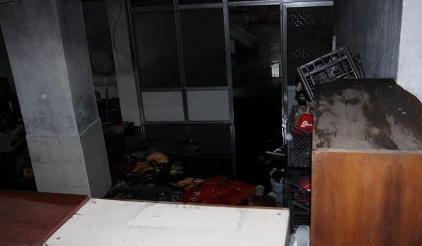 Samsun'da öğrenci yurdunda yangın paniği