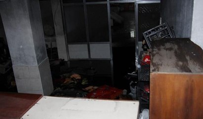 Samsun'da öğrenci yurdunda yangın paniği