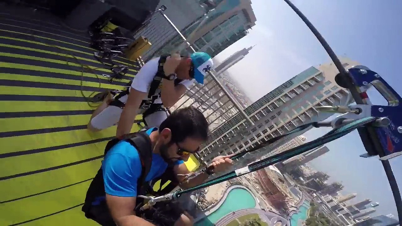 Visitez Dubaï sur une gigantesque tyrolienne