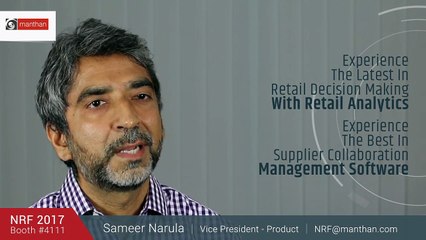 NRF 2017 | Sameer Narula | VP, Product Management | Booth No. #4111