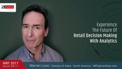 NRF 2017 | Warren Love | Director of Sales - North America | Booth No. #4111