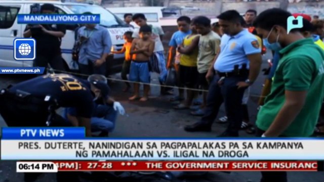 Pangulong Duterte, nanindigan sa pagpapalakas pa sa kampanya ng Pamahalaan vs. iligal na droga