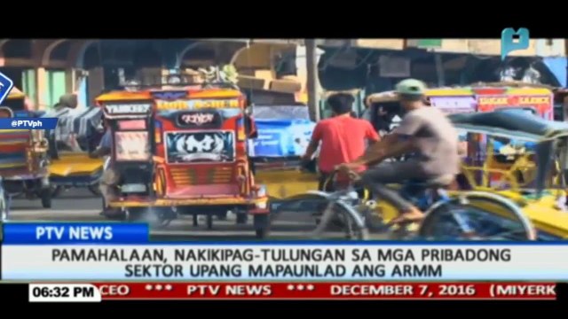 Pamahalaan, nakikipag-tulungan sa mga pribadong sektor upang mapaunlad ang ARMM