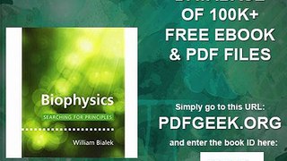 Biophysics by William Bialek (2012-11-06)