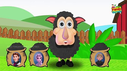 Frozen ba ba black sheep finger family Disney Frozen Finger Family Collection