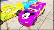 Disney COLOR CARS Lightning McQueen and Spiderman Cartoon Big Plane Colors for Kids Nursery Rhymes