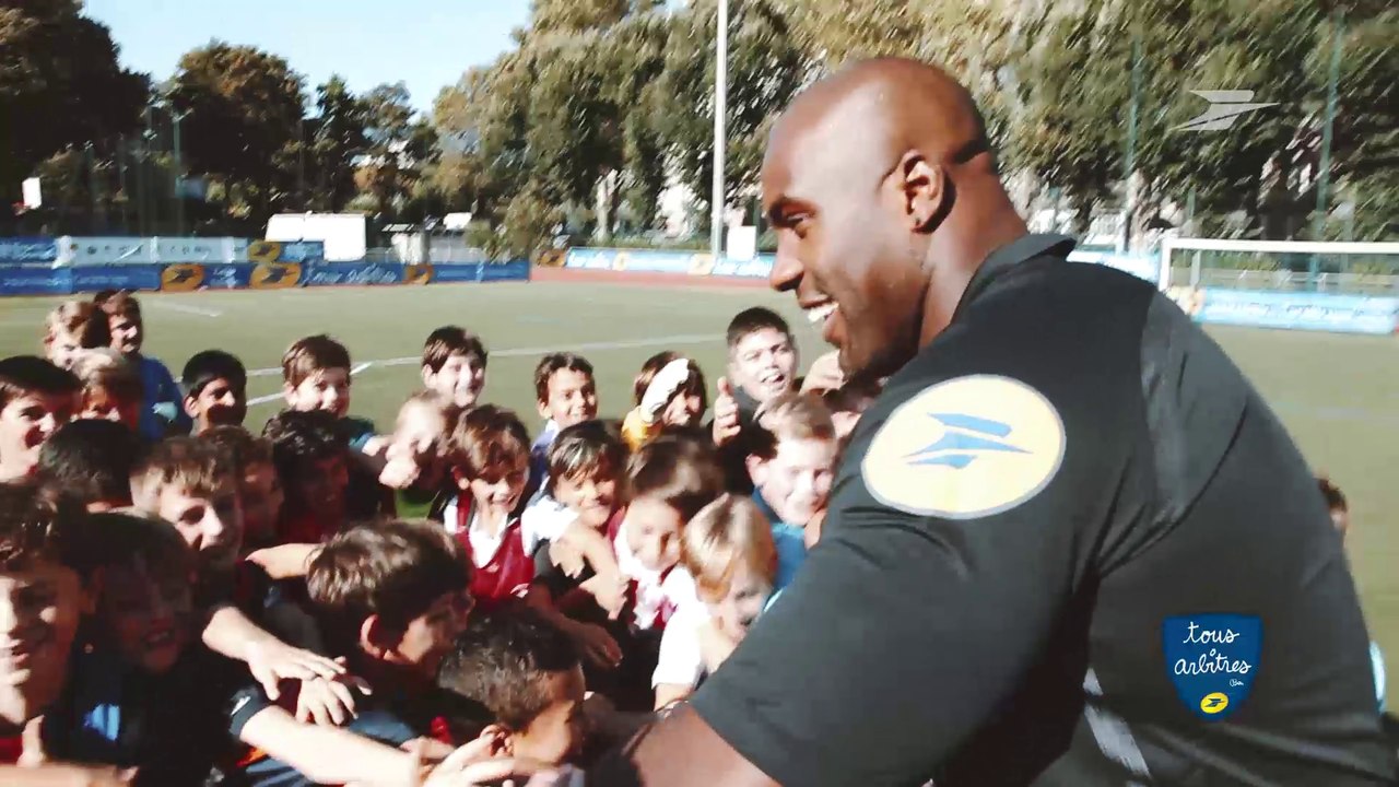 Teddy Riner, parrain des Journées de l'arbitrage 2016 avec le Groupe La Poste