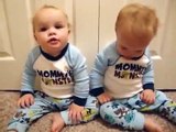 FUNNY BABY VIDEO - ♡TWINS BABY BOYS TALKING 2016