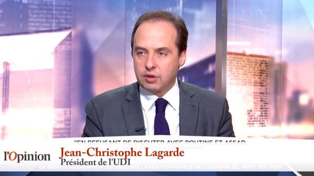 Jean-Christophe Lagarde : «Nous nous donnons bonne conscience et pendant ce temps, des gens meurent»