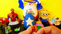9 Surprise Eggs Play Doh Giant Kinder Surprise Cars Hot Wheels Spongebob Disney Planes Toy Eggs