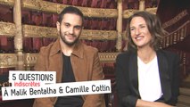 Interview : 5 questions à... Camille Cottin et Malik Bentalha