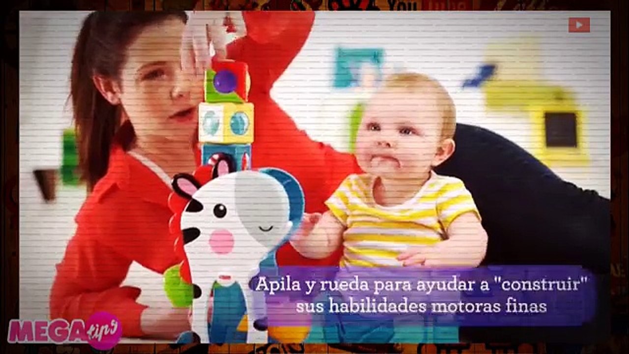 Juegos para bebés Fisher Price Cebra de Bloques & Hipopótamo Dulces Sueños♥