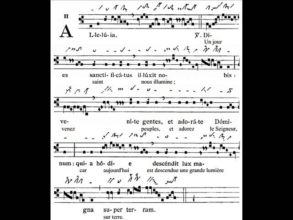 Alleluia Dies sanctificatus, Nativitate Domini