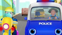 Police Chase Surprise Eggs Toys Catch Thief in Police Car Save Giant for Kids
